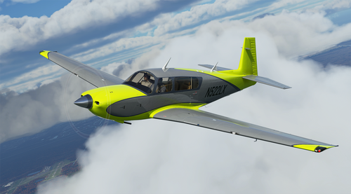 Neon Slate Livery for Carenado Mooney