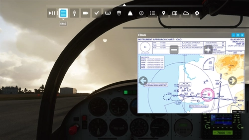eBag (Electronic Flight Bag) also works in VR