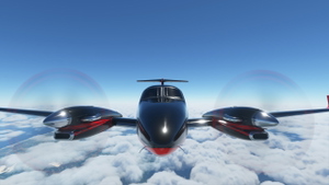 King Air Private Livery - BlackRed thumbnail 4