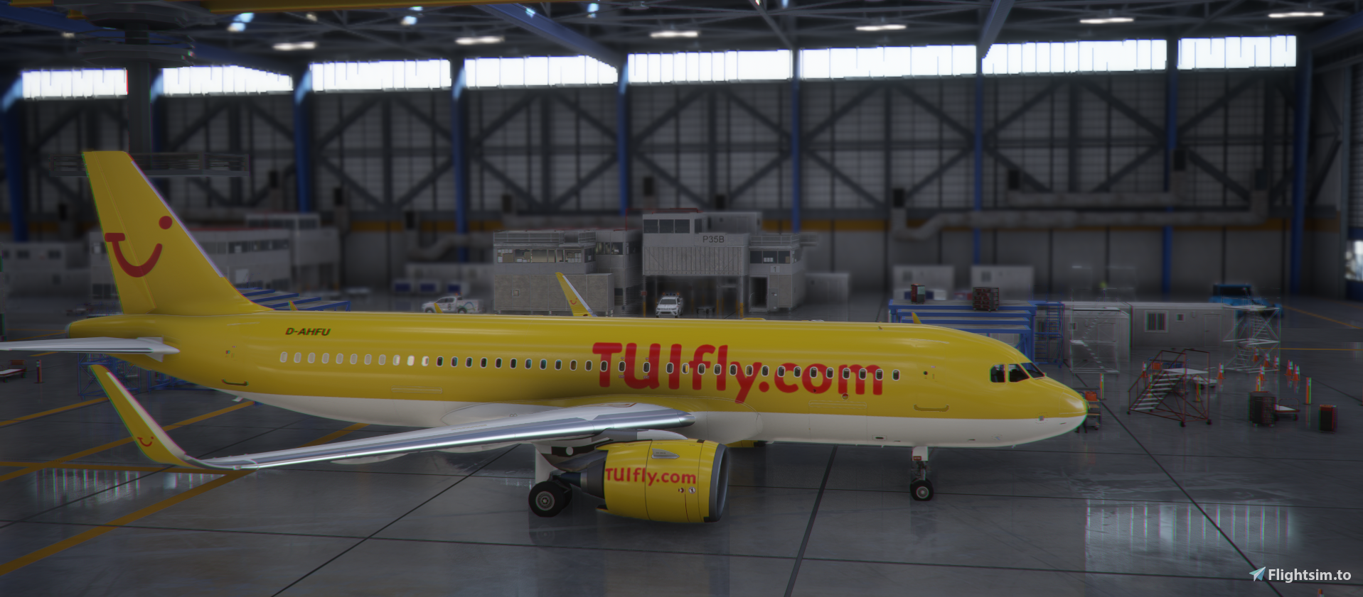 TUIfly Yellow A320 Livery - Image 1