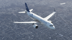 Delta Air (SkyTeam) White A320 Neo - 8K thumbnail 3