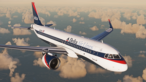 Delta "Interim" Colors [8K] - A320Neo thumbnail 1