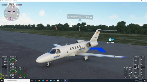 CJ4 Allegiant airlines livery