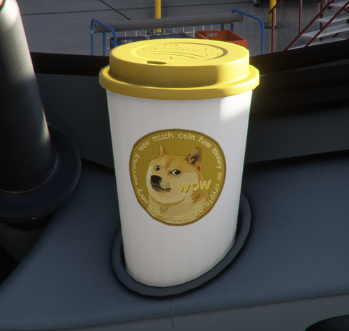Dogecoin Coffee Cup