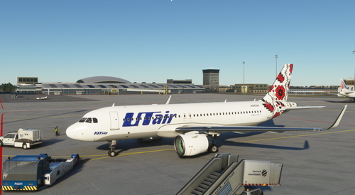 Utair A320 neo livery (with Ukrainian ornaments)