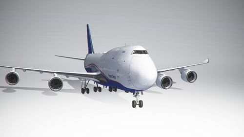  Boeing 747-8F Nippon Cargo (4k) - no logo mirroring