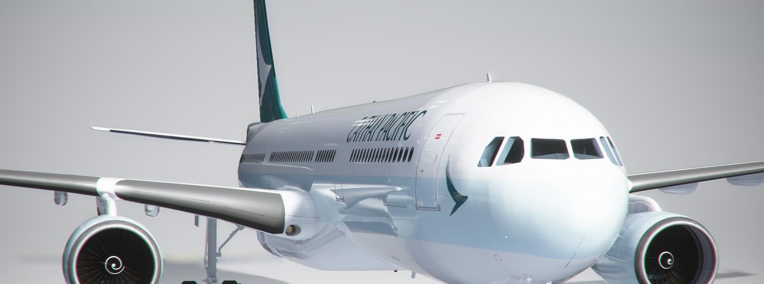 [8K] Cathay Pacific - PMP A330-300 - Image 1