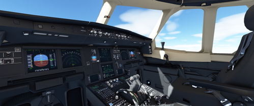 JD´s A330 -300 Cockpit Black/Black/Creme 