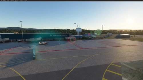 International airport Aeropuerto de Asturias (LEAS) SPAIN