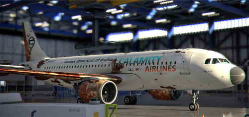  CALAMITY AIRLINES A320 NEO