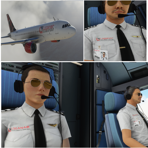 LOGAN AIR IMPROVED SHIRTS MALE AND FEMALE