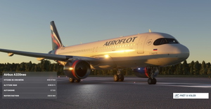Aeroflot "2019 brand image" (based on A350) A320neo thumbnail 9
