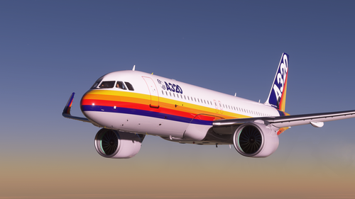 A320 Airbus House Colours 70s and 80s