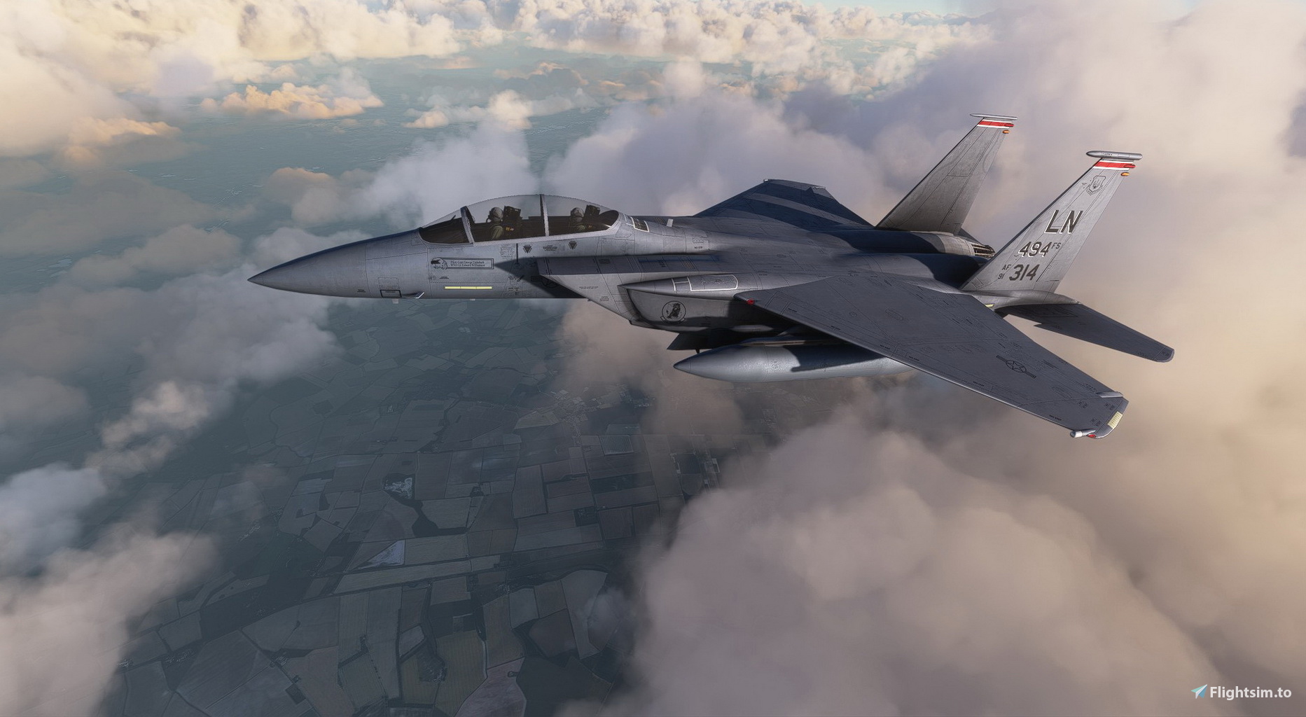 McDonnell Douglas F-15E USAF 494th FS - Image 1