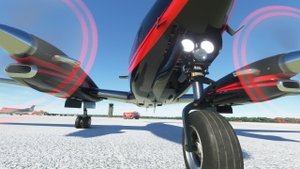 King Air Private Livery - BlackRed thumbnail 5
