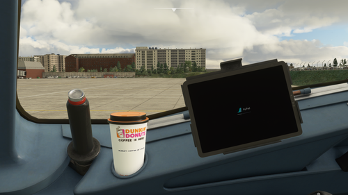 JetBlue Dunkin Coffee Cup for the A32NX