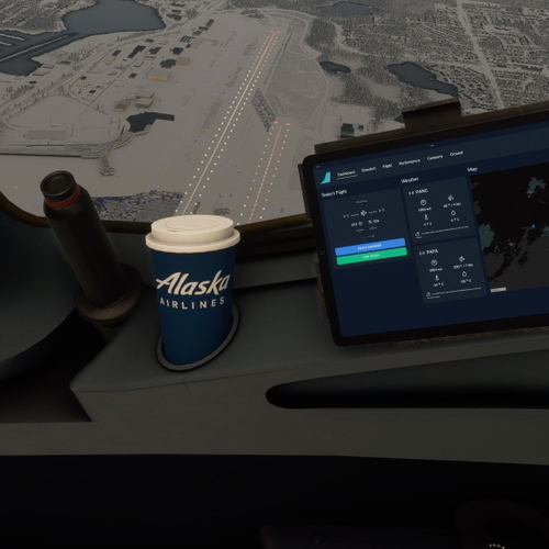 Alaska Airlines cup