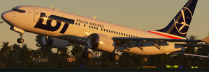LOT Polish Airlines | 737-8200 (MAX) [8K] thumbnail 2