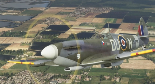 Supermarine Spitfire Mk.IX No 312 (Czech) Sqn DU-N Otto Smik