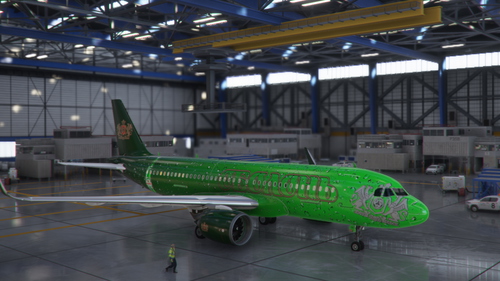 OBOLON' beer A320 livery. Version 2.0