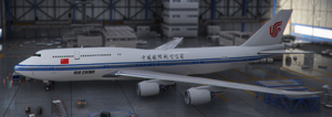 Boeing 747-8i Air China (4k) - no logo mirroring thumbnail 2