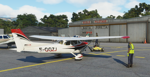 Cessna C172N Aéroclub CE Renault Trucks F-GGZJ