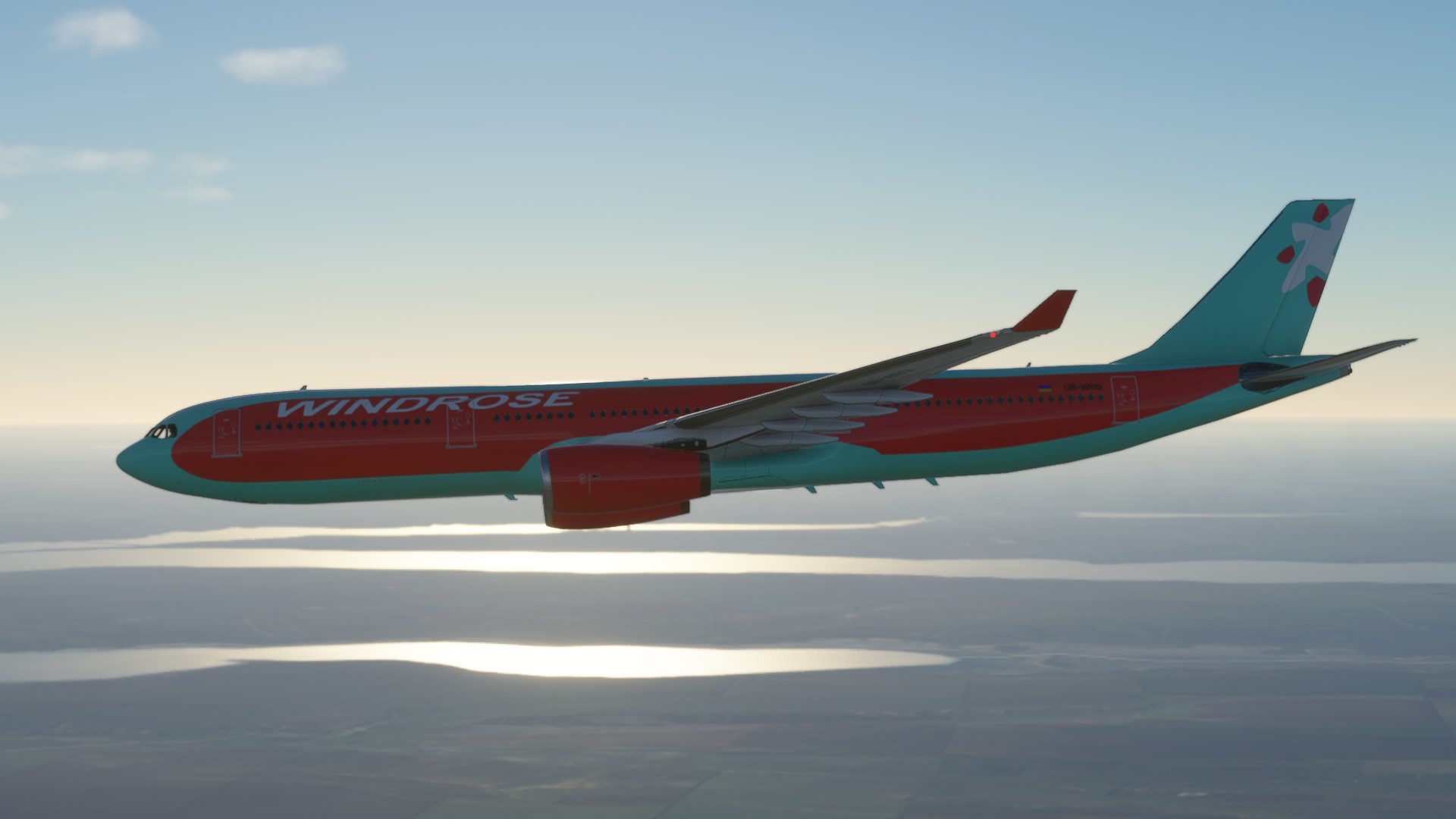 Windrose A330 livery (Ukraine) - Aircraft Liveries for MSFS