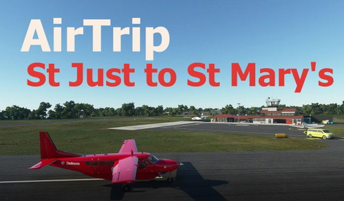 AirTrip St Just to St Mary´s (flight plan)