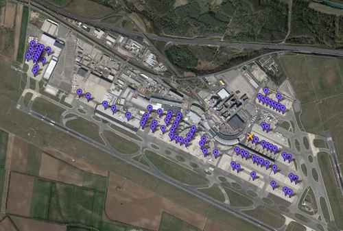 Pilot2ATC - LOWW Taxiways & Gates, Austria