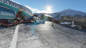 Saint Moritz - Samedan Airport LSZS   (Swiss) v2.5 thumbnail 7