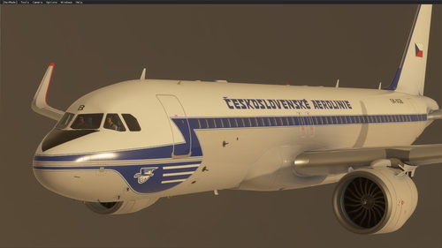 A320 NEO ČSA (Czech Airlines) Vintage Livery