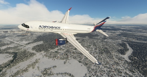 Aeroflot "2019 brand image" (based on A350) A320neo thumbnail 8