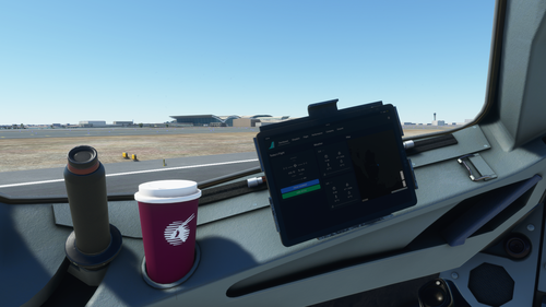 Qatar Airways Only Logo - Dark Version Coffee Cup