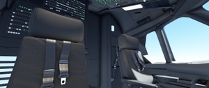 JD´s A330 -300 Cockpit Black/Black/Black thumbnail 2