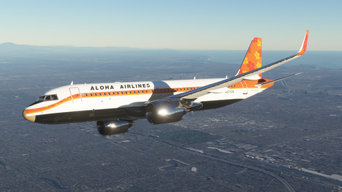 Aloha Airlines A320 Neo Flower Livery - 8K 