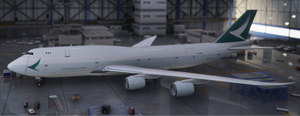 Boeing 747-8F Cathay Pacific Cargo (4k) - no logo mirroring thumbnail 7
