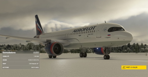 Aeroflot "2019 brand image" (based on A350) A320neo thumbnail 13
