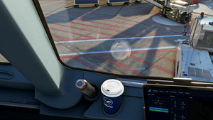 A32NX | Lufthansa coffee cup skin [Black/White/Stained cover] thumbnail 5