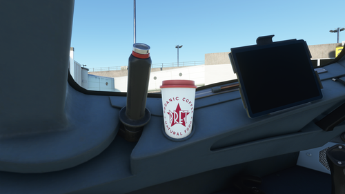 Pret a Manger coffee cup for A32NX