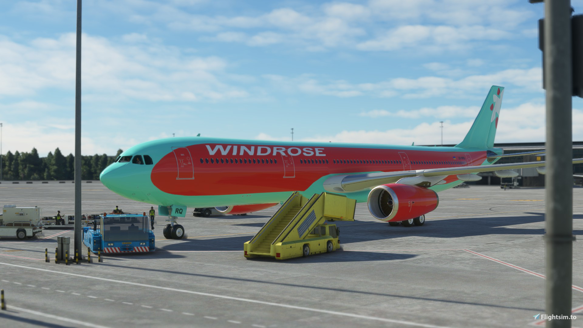 Windrose A330 livery (Ukraine) - Aircraft Liveries for MSFS