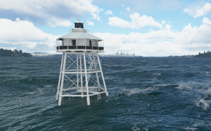 Auckland New Zealand (hand crafted, no photogrammetry) Now with night lighting. thumbnail 9