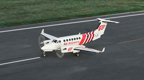 King Air 350i Air Antwerp [8K]