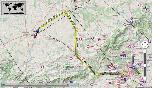 Flight Plan VFR LECU - LESA | Cuatro Vientos (Madrid) | Salamanca