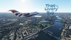CJ4 - British Airways - Including Custom Interior (Default and Working Title Compatible) thumbnail 1