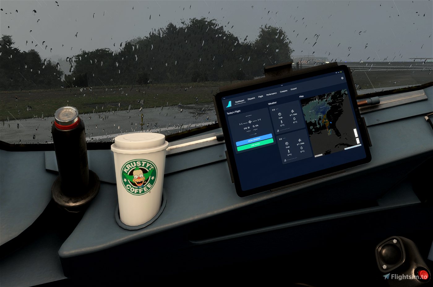 Krusty's Coffee cup » Microsoft Flight Simulator