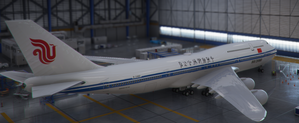 Boeing 747-8i Air China (4k) - no logo mirroring thumbnail 5