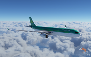 Aer Lingus Green Airbus A330-300 Livery thumbnail 3