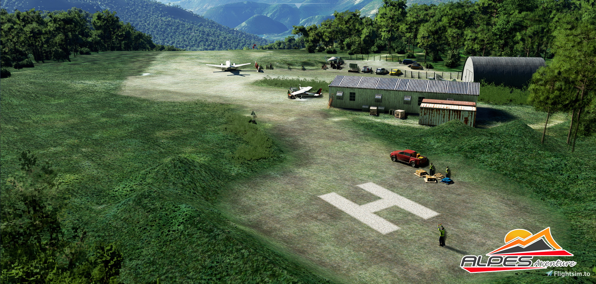 Altiport de La Motte Chalençon LFJE - Image 1