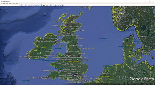 KML(s) and Flight plans for POIs UK Update III  made with Planet is Calling 