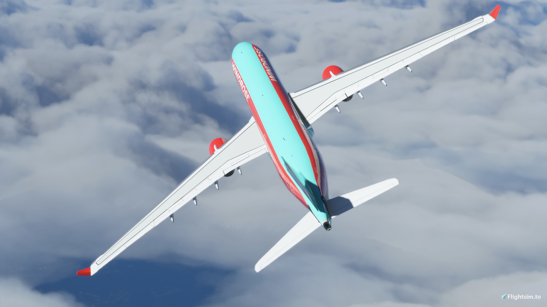 Windrose A330 livery (Ukraine) - Aircraft Liveries for MSFS